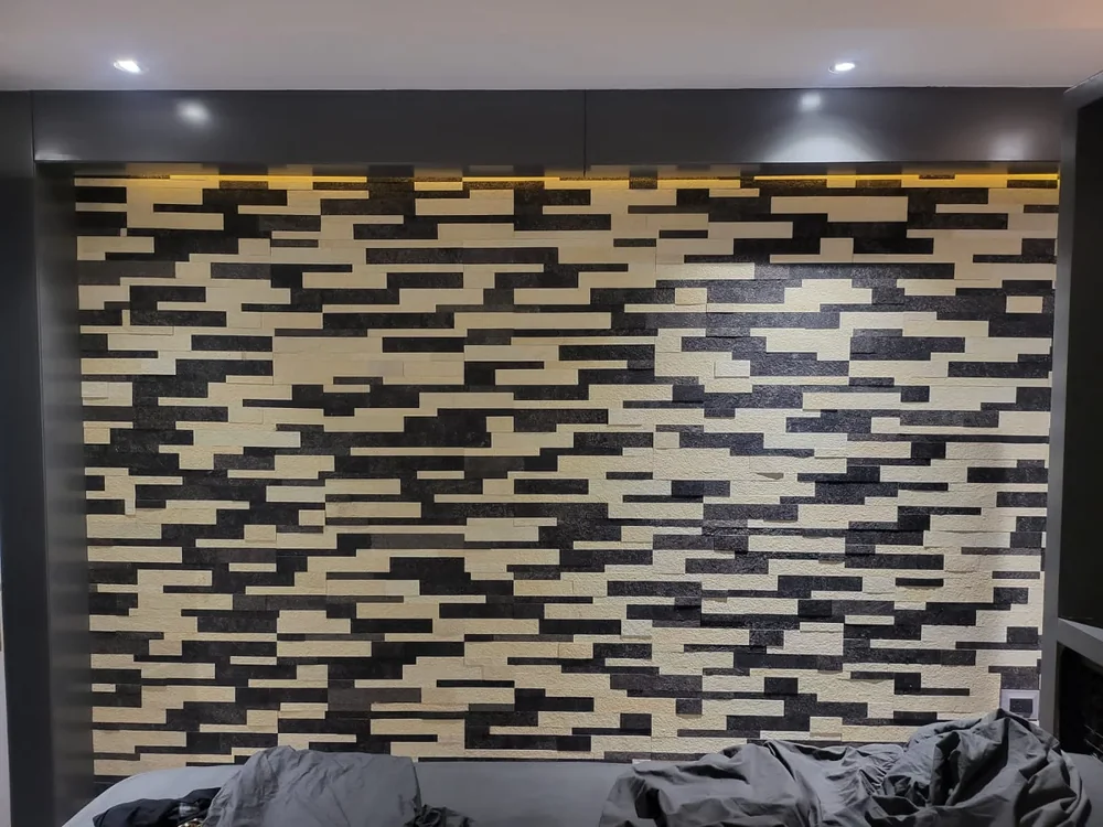 3D Stone Panels in an interior