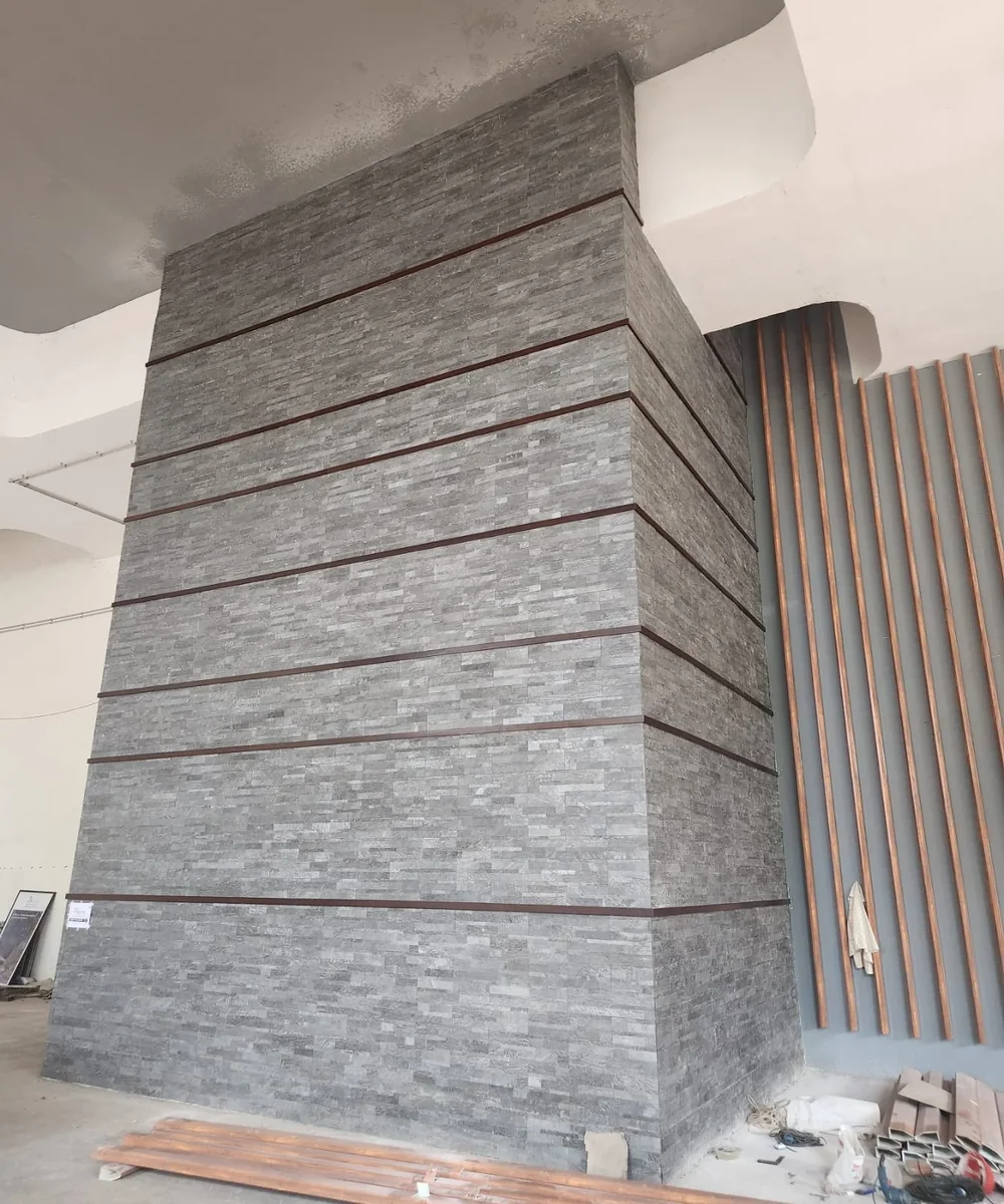 3D Stone Panels in an interior
