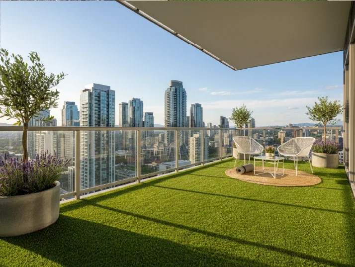 Artificial Grass (Floor) in an interior