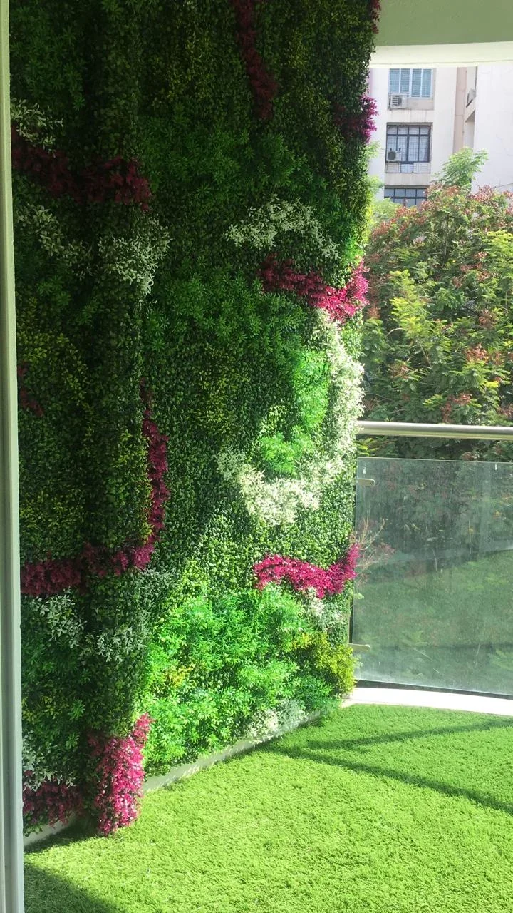 Artificial Grass (Wall) in an interior