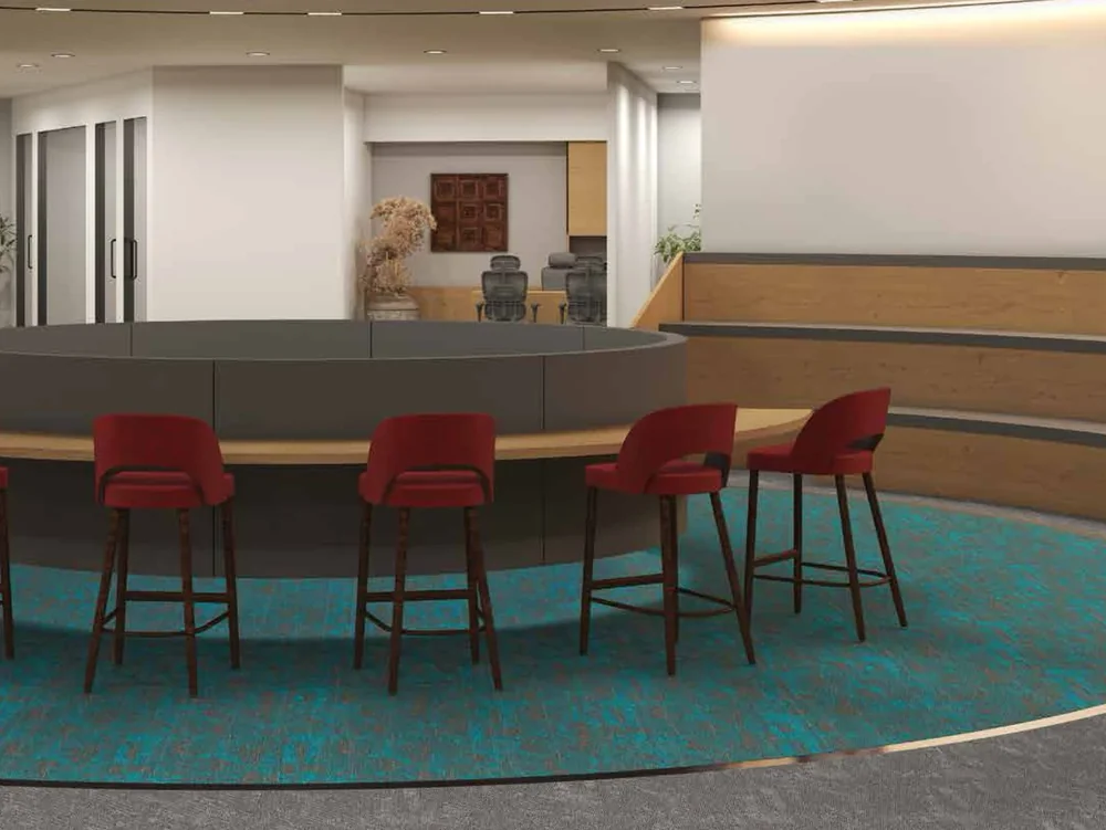 Carpet Tiles in an interior