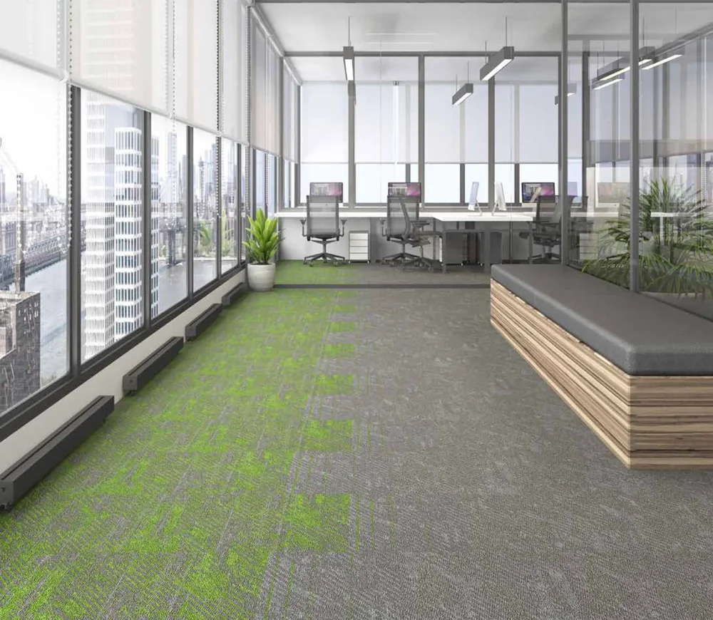 Carpet Tiles in an interior
