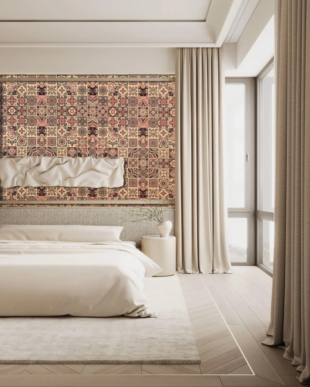 Cork Panels in an interior