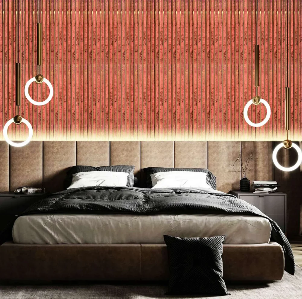 Fabric Panels in an interior