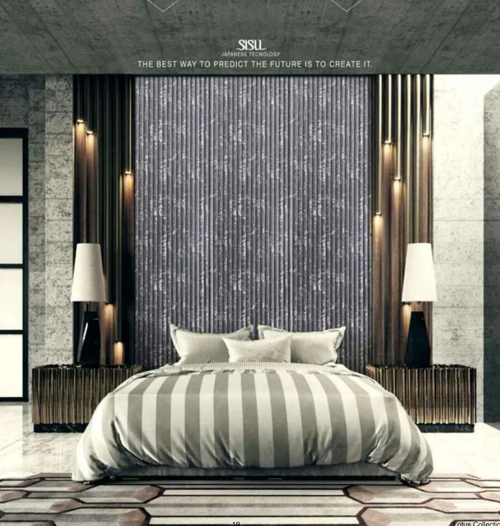 Faux Leather Laminates in an interior