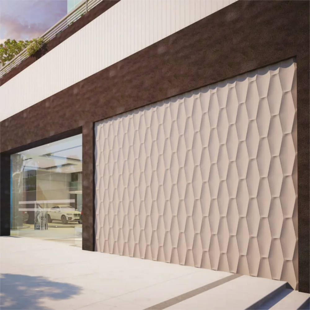 Interlocking Panels in an interior