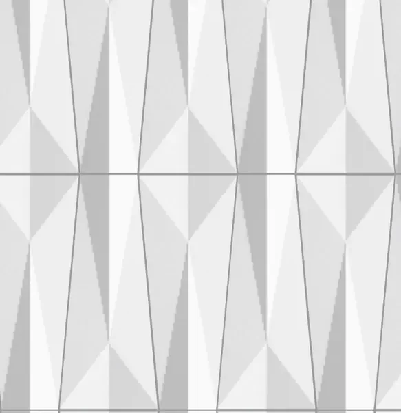 Pyramid White Interlocking Panels design