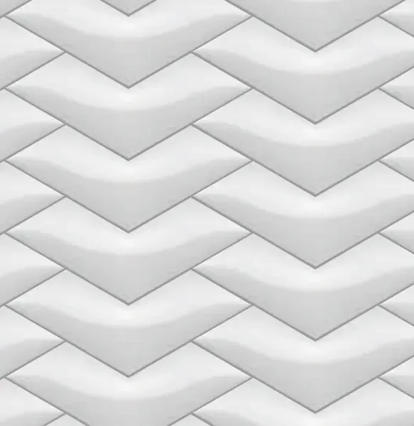 Arrow White Interlocking Panels design