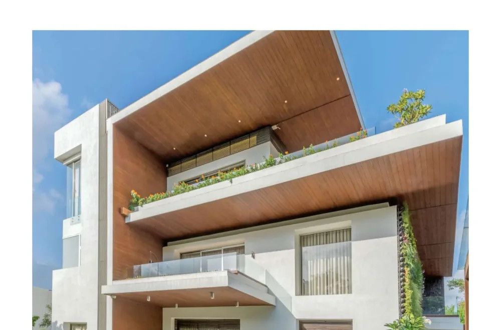 Natural Wood Cladding in an interior