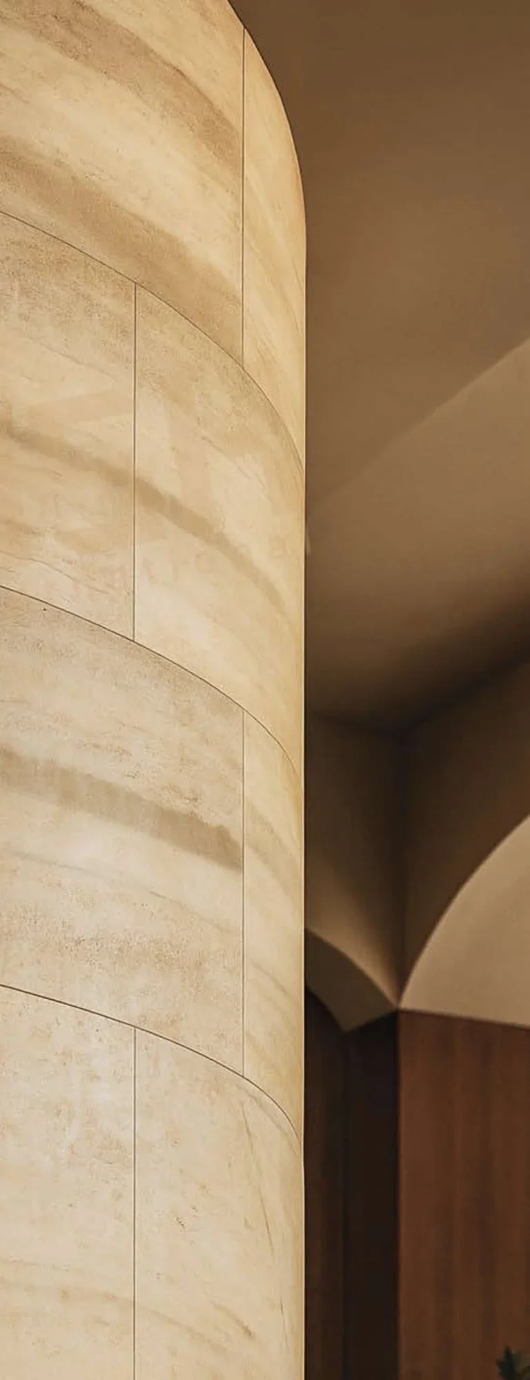 Polyclay Cladding in an interior