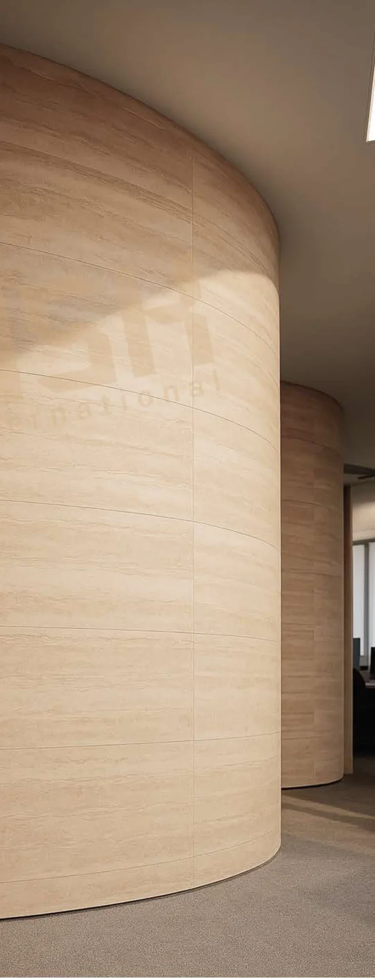 Polyclay Cladding in an interior