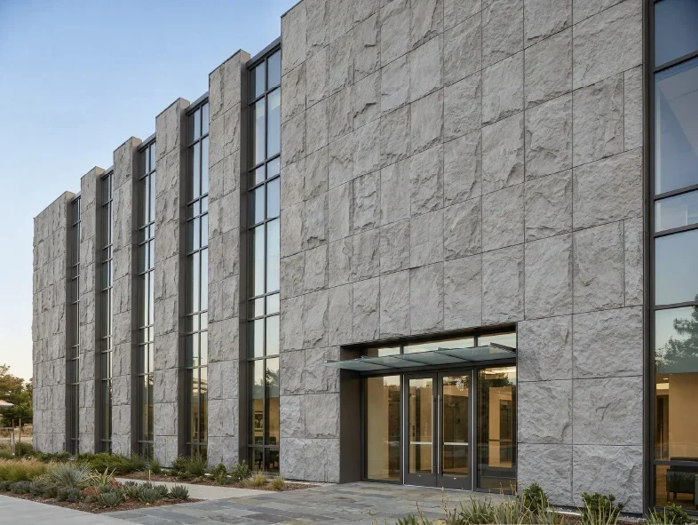 PU Stone Panels (exterior) in an interior