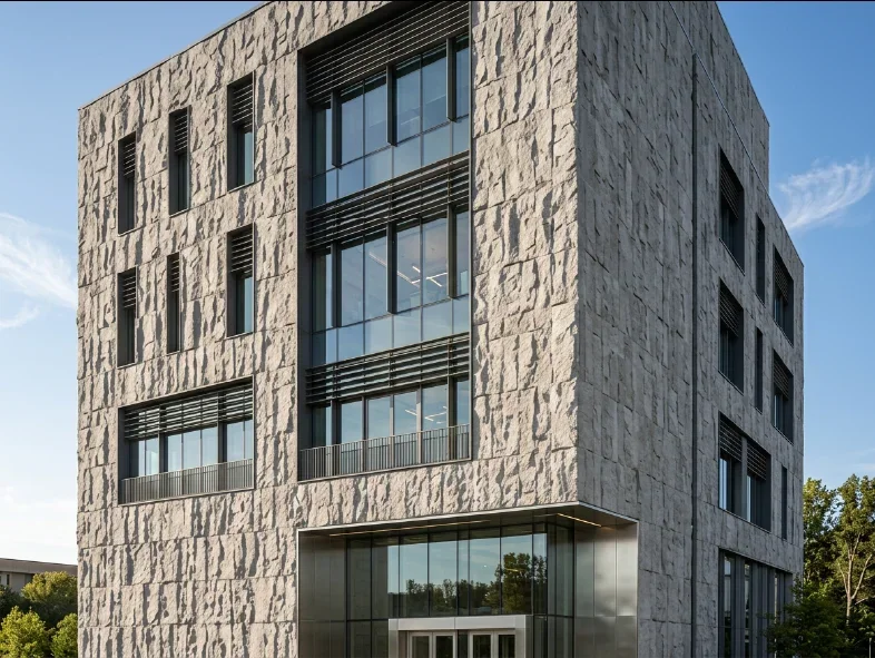 PU Stone Panels (exterior) in an interior