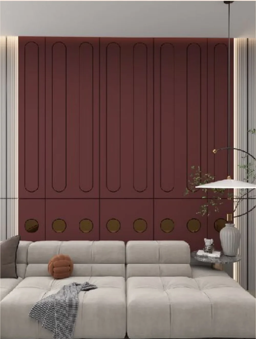 Readymade HDHMR Panels in an interior