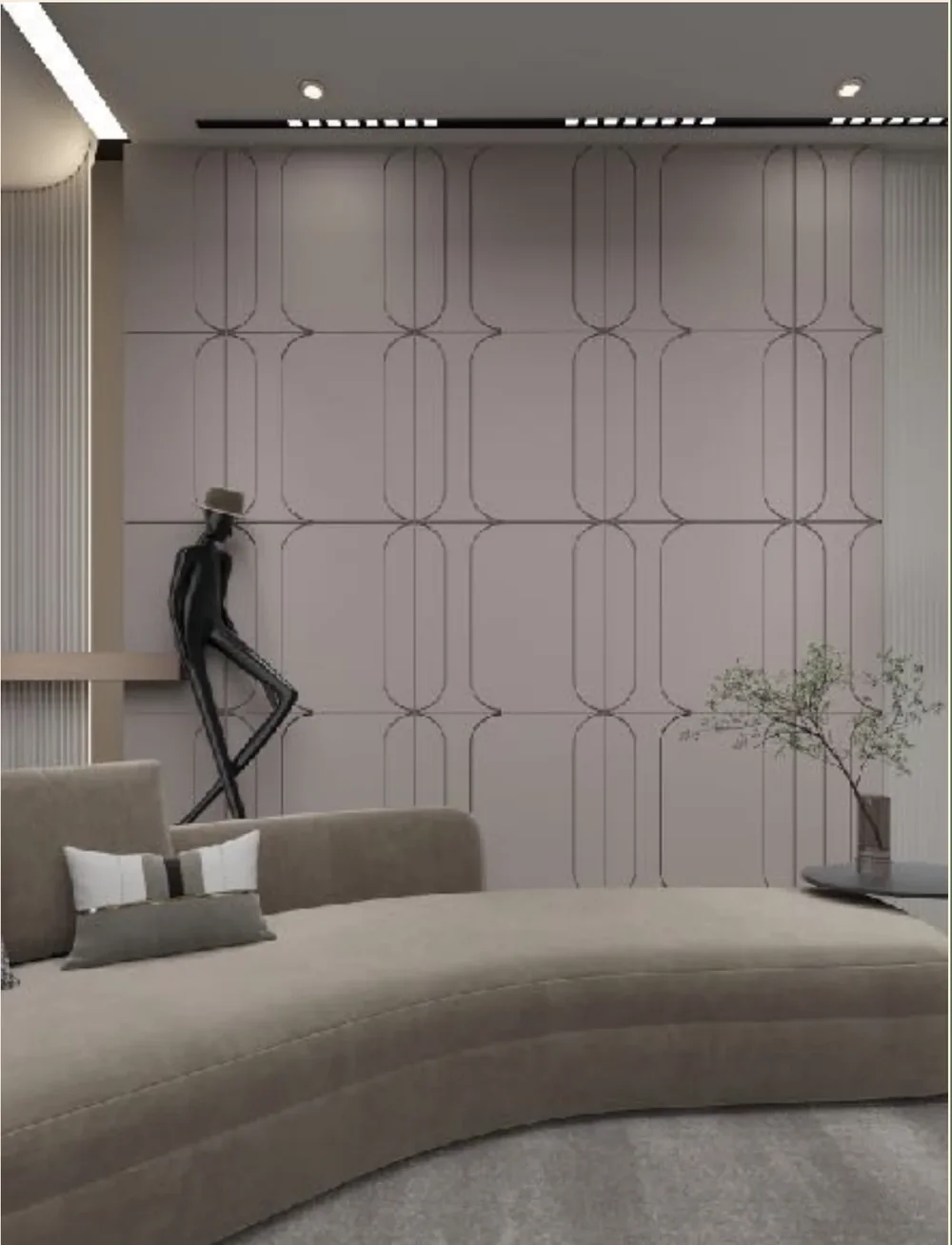 Readymade HDHMR Panels in an interior