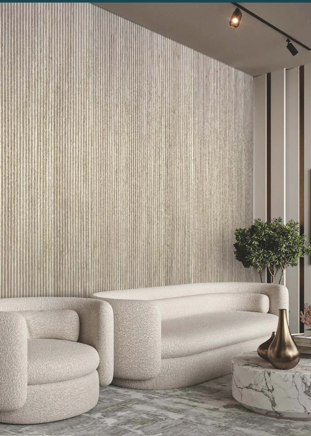 Solid Wood Wall Panel in an interior