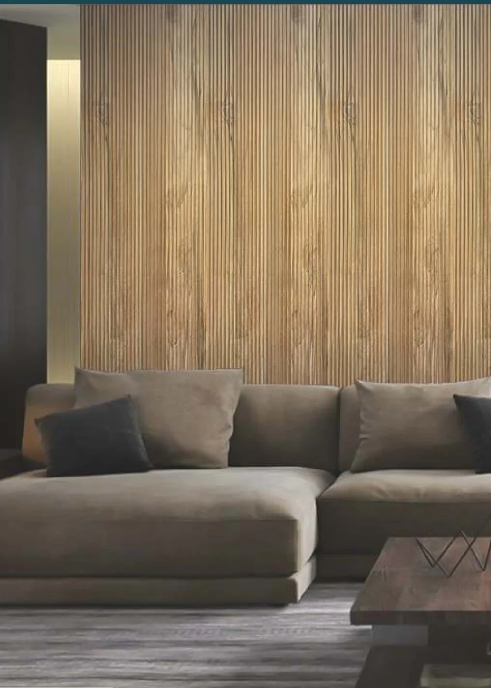 Solid Wood Wall Panel in an interior