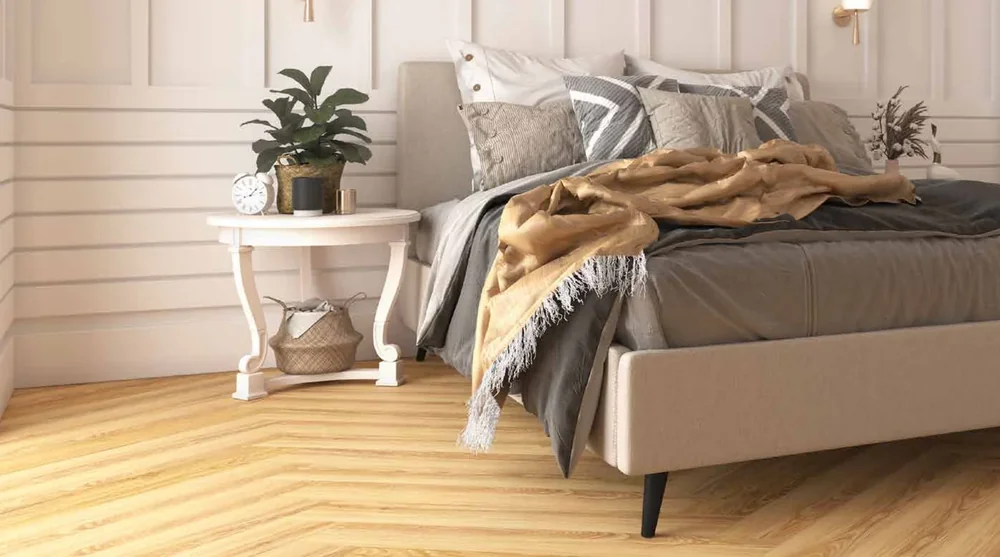 Vinyl Flooring in an interior
